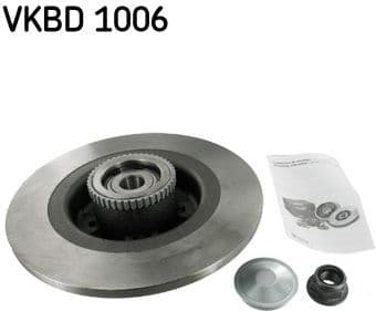 Brake disc with bearing, Top Quality VKBD1006 - image 2