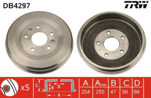 Brake Drum DB4297 - image 3