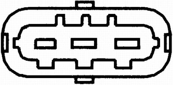 Sensor, crankshaft pulse 6PU 009 163-811