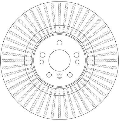 Brake Disc TRW SINGLE DF6456S - image 3