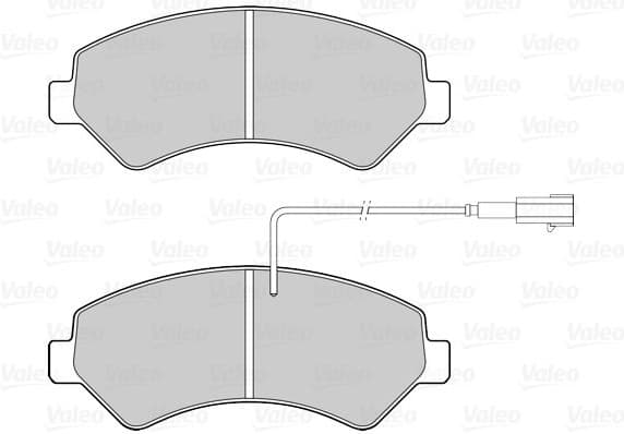 Brake Pad Set, disc brake ESSENTIAL 302264 - image 2