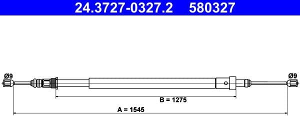 Cable Pull, parking brake 24372703272