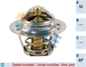 Thermostat, coolant 5205089