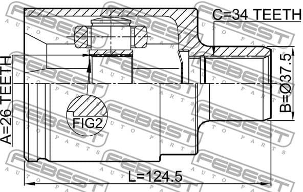 Joint Kit, drive shaft 1811-A17DRH - image 2