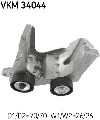 Belt Tensioner, V-ribbed belt VKM 34044 - image 2