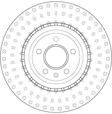 Brake disc, 1pcs FRONT, Top Quality DF6149S - image 3