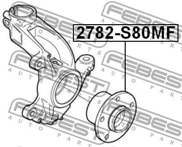 Wheel Hub 2782-S80MF - image 2