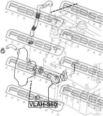 Hose, crankcase ventilation VLAH-S60 - image 2
