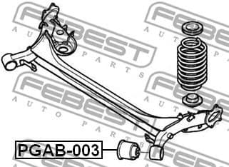 Bushing, axle beam PGAB-003 - image 2