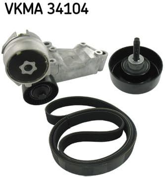 V-ribbed Belt Set VKMA 34104 - image 2