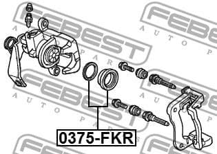 Repair Kit, brake caliper 0375-FKR - image 2