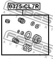 Repair Kit, brake caliper 0375-CL7R - image 2