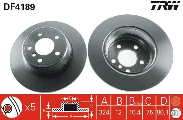 Brake Disc DF4189