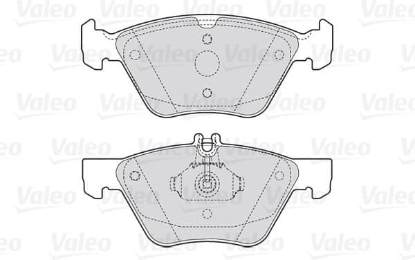 Brake Pad Set, disc brake ESSENTIAL 301636