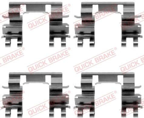 Accessory Kit, disc brake pad 1091087