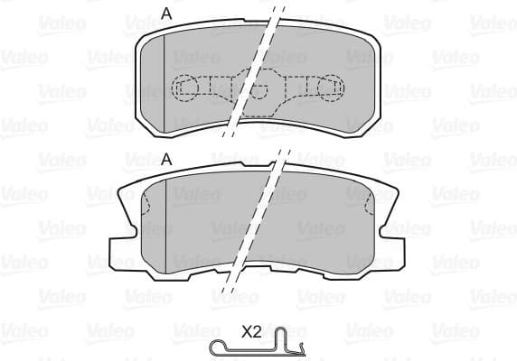 Brake Pad Set, disc brake 601321 - image 2