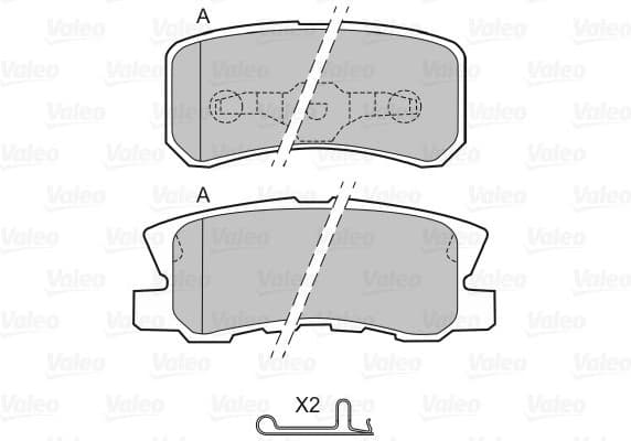 Brake Pad Set, disc brake 598520 - image 2