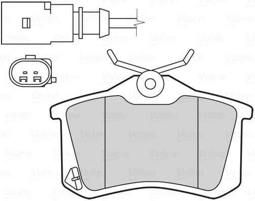 Brake Pad Set, disc brake ESSENTIAL 301681 - image 2