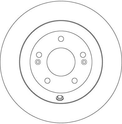 Brake discs kit rear, (2pcs), Top Quality DF7996 - image 4