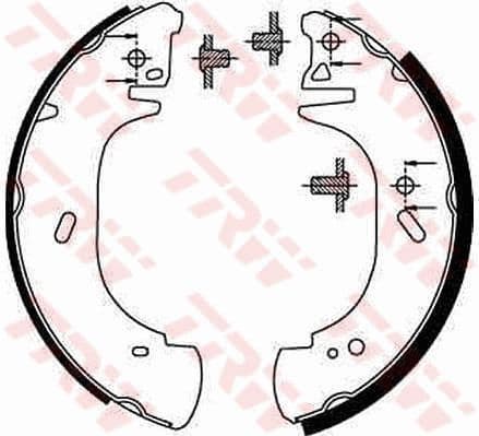 Brake Shoe Set GS8630 - image 2