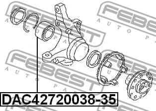 Wheel Bearing DAC42720038-35 - image 2