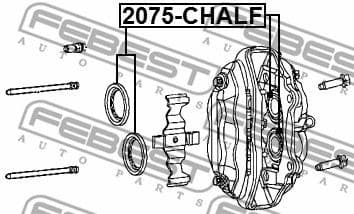 Repair Kit, brake caliper 2075-CHALF - image 2