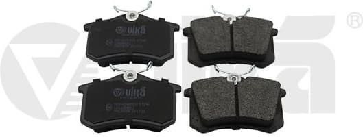 Brake Pad Set, disc brake 66981404901