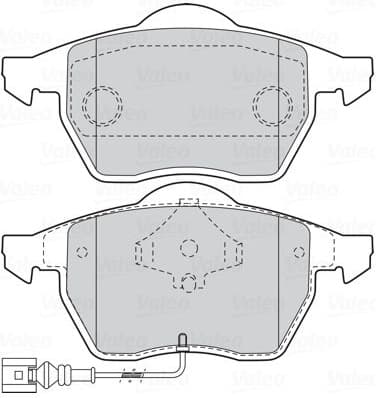 Brake Pad Set, disc brake ESSENTIAL 301486 - image 2