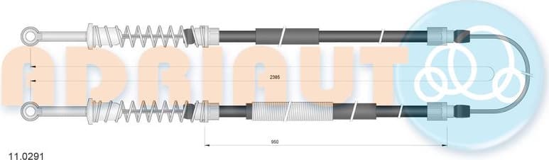 Cable Pull, parking brake 11.0291