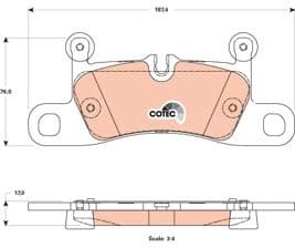 Brake pads rear, Top Quality GDB1875 - image 3