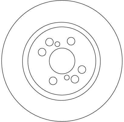 Brake Disc TRW SINGLE DF4415S - image 2