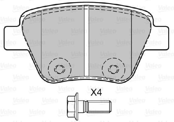 Brake Pad Set, disc brake 601137 - image 2