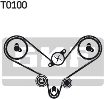 Timing belt kit VKMA01201 - image 2