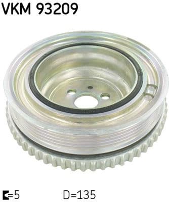 Belt Pulley, crankshaft VKM 93209 - image 2