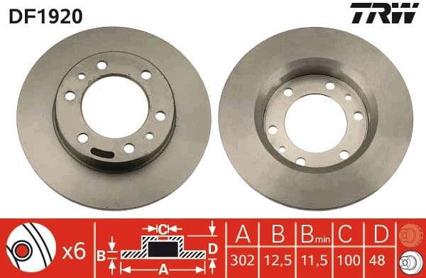 Brake Disc DF1920 - image 3
