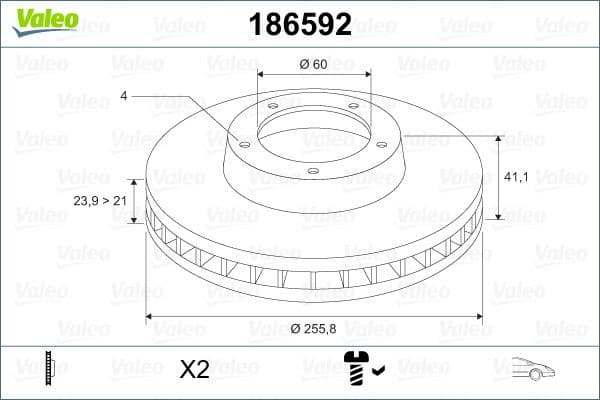 Brake Disc 186592