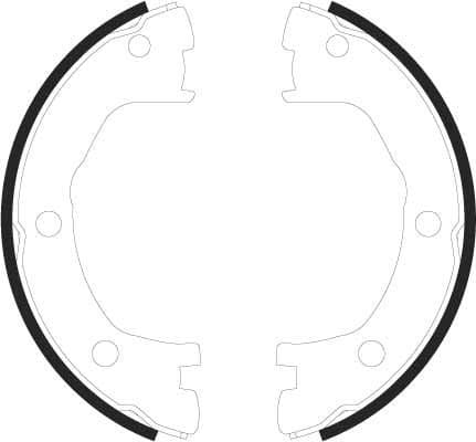 Brake Shoe Set, parking brake GS8440 - image 3