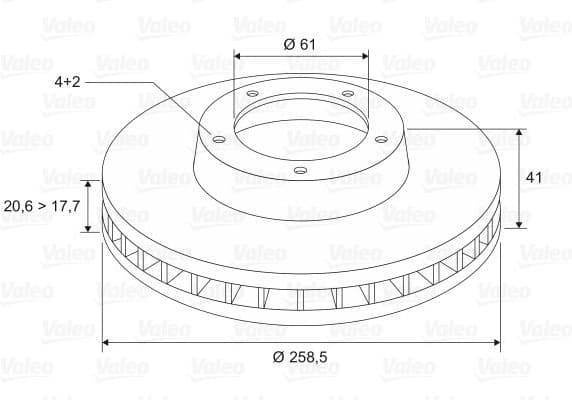 Brake Disc 186208 - image 2