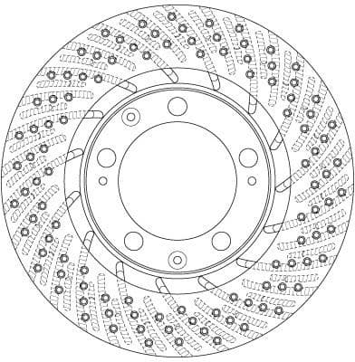 Brake Disc TRW SINGLE DF6466S - image 3