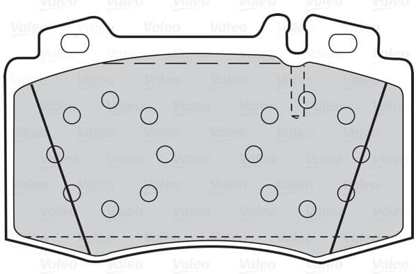 Brake Pad Set, disc brake ESSENTIAL 302044