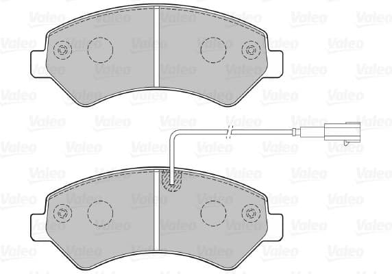 Brake Pad Set, disc brake ESSENTIAL 301276 - image 2