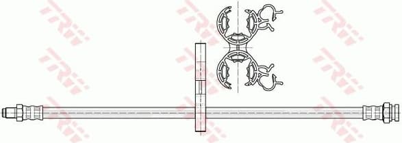 Brake Hose PHB487 - image 4