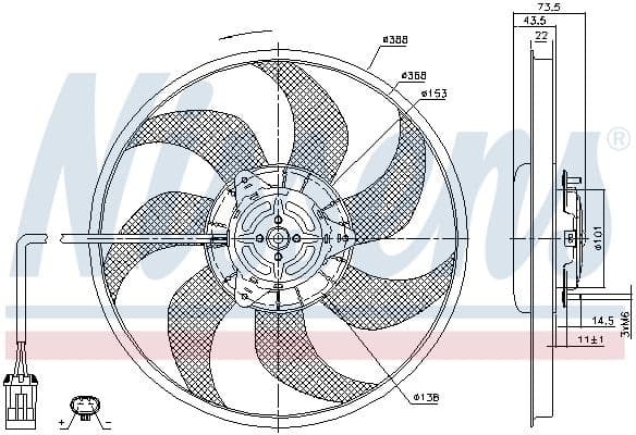Fan, engine cooling 85934 - image 5