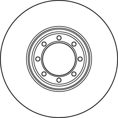 Brake Disc TRW SINGLE DF4985S - image 4