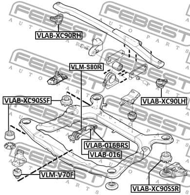 Mounting, engine VLAB-016 - image 2