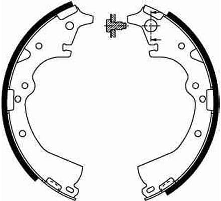 Brake Shoe Set GS8184 - image 3