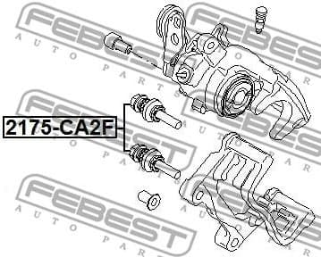 Repair Kit, brake caliper 2175-CA2F - image 2