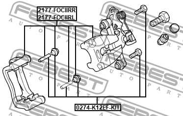 Brake Caliper 2177-FOCIIRL - image 2