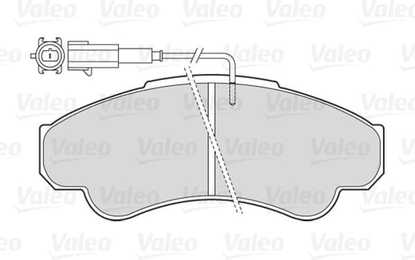 Brake Pad Set, disc brake ESSENTIAL 301569 - image 2
