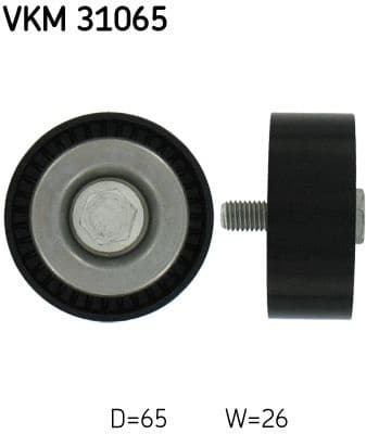Deflection/Guide Pulley, V-ribbed belt VKM 31065 - image 2